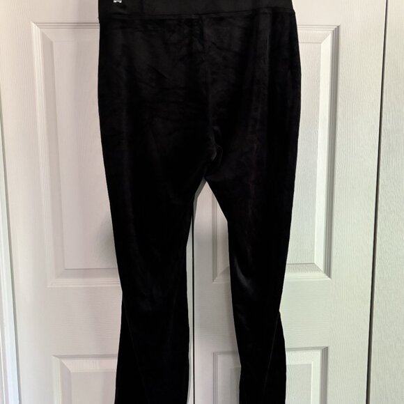 Women's Black Velour Juicy Hoodie and Pants. Size L - Picture 3 of 7